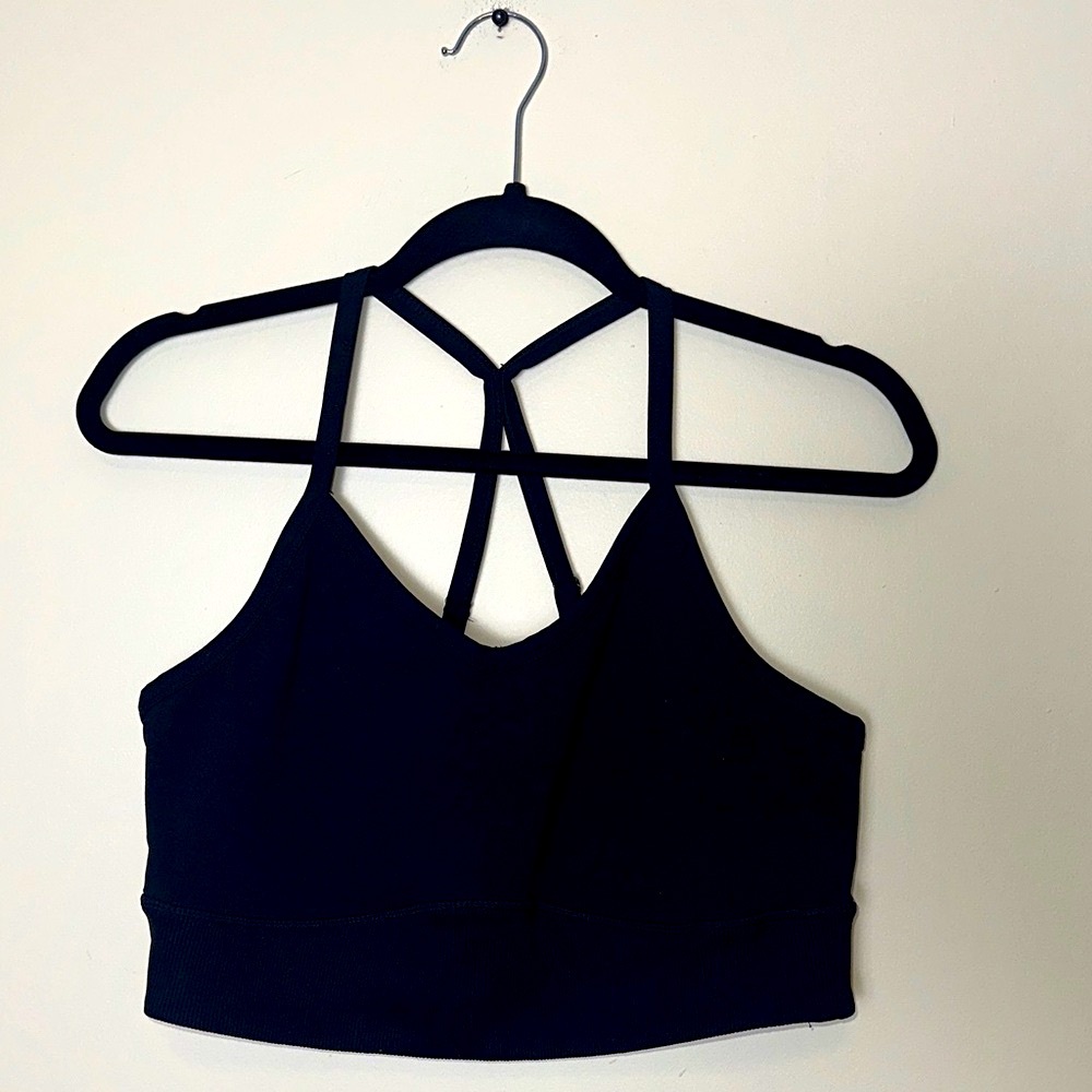Torrid Black Strappy Sports Bra Size Large
